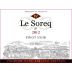 Waldman & Sons Le Soreq Pinot Noir 2012 Front Label