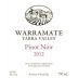 Warramate Wines Pinot Noir 2012 Front Label