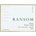 Ransom Selection Pinot Noir 2013 Front Label