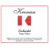 Keenan Zinfandel 2014 Front Label
