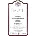 Wein und Sektgut Barth Hattenheim Hattenheimer Schutzenhaus Riesling Beerenauslese 2011 Front Label