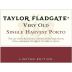 Taylor Fladgate Very Old Single Harvest Port 1963 Front Label