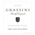 Grassini Family Vineyards and Winery Estate Sauvignon Blanc 2007 Front Label