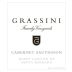 Grassini Family Vineyards and Winery Estate Cabernet Sauvignon 2013 Front Label