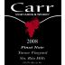 Carr Vineyards & Winery Turner Vineyard Pinot Noir 2008 Front Label