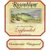 Rosenblum Cellars Continente Vineyard Zinfandel 1999 Front Label