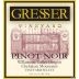 Gresser Vineyard Select Pinot Noir 2012 Front Label