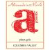 Alexandria Nicole Cellars A2 Squared Pinot Gris 2016 Front Label