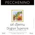 Pecchenino Siri d'Jermu Dogliani Superiore Dolcetto 2016 Front Label