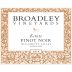 Broadley Estate Pinot Noir 2016 Front Label