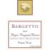Bargetto Regan Vineyard Reserve Pinot Noir 2016 Front Label