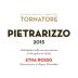 Tornatore Pietrarizzo Etna Rosso 2015 Front Label