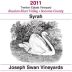Joseph Swan Trenton Estate Vineyard Syrah 2011 Front Label