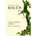 Weingut Familie Bauer Cabinet Gruner Veltliner 2015 Front Label