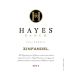 Hayes Ranch Zinfandel 2012 Front Label