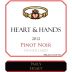 Heart & Hands Wine Company Paul's Legacy Pinot Noir 2012 Front Label