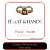 Heart & Hands Wine Company Patrician Verona Vineyard Pinot Noir 2012 Front Label