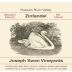 Joseph Swan Mancini Ranch Zinfandel 1999 Front Label