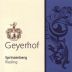 Weingut Geyerhof Sprinzenberg Riesling 2014 Front Label