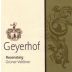Weingut Geyerhof Rosensteig Gruner Veltliner 2009 Front Label