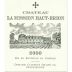 Chateau La Mission Haut-Brion 2000 Front Label