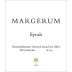 Margerum Purisima Mountain Vineyard Syrah 2012 Front Label