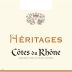Ogier Heritages Cotes du Rhone Rouge 2016 Front Label