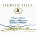 Heron Hill Winery Late Harvest Vidal Blanc 2013 Front Label