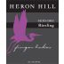 Heron Hill Winery Classic Semi Dry Riesling 2013 Front Label