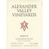 Alexander Valley Vineyards Merlot 2016 Front Label