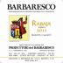 Produttori del Barbaresco Barbaresco Rabaja Riserva 2013 Front Label