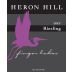 Heron Hill Winery Classic Dry Riesling 2013 Front Label