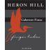 Heron Hill Winery Classic Cabernet Franc 2012 Front Label