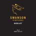 Swanson Napa Valley Merlot 2014 Front Label