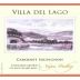 Del Dotto Villa del Lago Pritchard Hill Cabernet Sauvignon 2012 Front Label