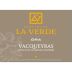 Domaine de la Verde Vacqueyras Ora 2015 Front Label