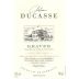 Chateau Ducasse Herve Dubourdieu Blanc 2017 Front Label