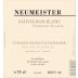Weingut Josef Neumeister Sudoststeiermark Steirische Klassik Sauvignon Blanc 2015 Front Label