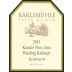 Weingut Karlsmuhle Kaseler Nies'Chen Kabinett Feinherb Riesling 2011 Front Label