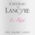 Chateau de Lancyre Pic St. Loup Le Rose 2017 Front Label