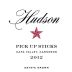 Hudson Pick Up Sticks Red 2012 Front Label