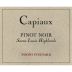 Capiaux Cellars Pisoni Vineyard Pinot Noir 2015 Front Label