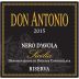 Morgante Don Antonio Riserva Nero d'Avola 2015 Front Label