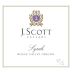 J. Scott Syrah 2013 Front Label