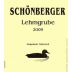 Weingut Schoenberger Lehmgrube 2009 Front Label