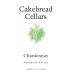 Cakebread Anderson Valley Chardonnay 2013 Front Label