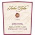 John Tyler Wines Bacigalupi Vineyard Zinfandel 2004 Front Label