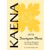 Kaena Wines Sauvignon Blanc 2013 Front Label