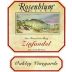 Rosenblum Cellars Oakley Vineyards Zinfandel 1999 Front Label