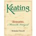 Keating Wines Monticillo Vineyard Zinfandel 2012 Front Label
